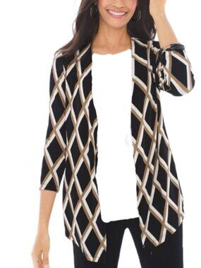 Trellis Geo Jacket from the Travelers collection by Chico's